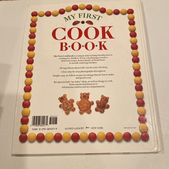 “My First Cookbook,” oversized hardcover - Picture 2 of 2